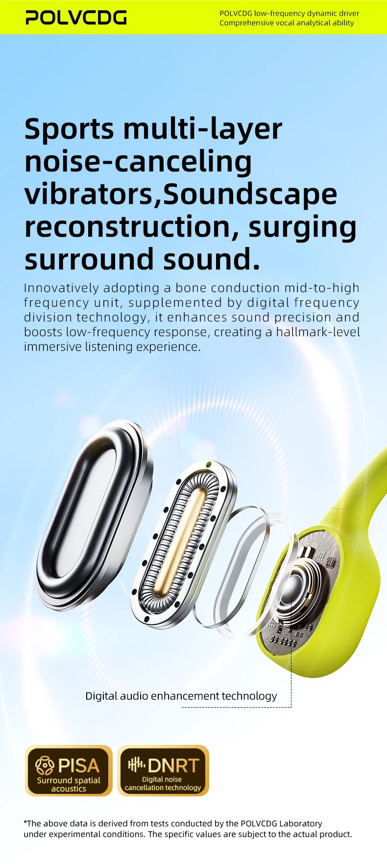 POLVCDG X9 Bone Conduction Earphones 32G IPX8 Waterproof Open Design for Swimming Running Cycling Hanging Earphones