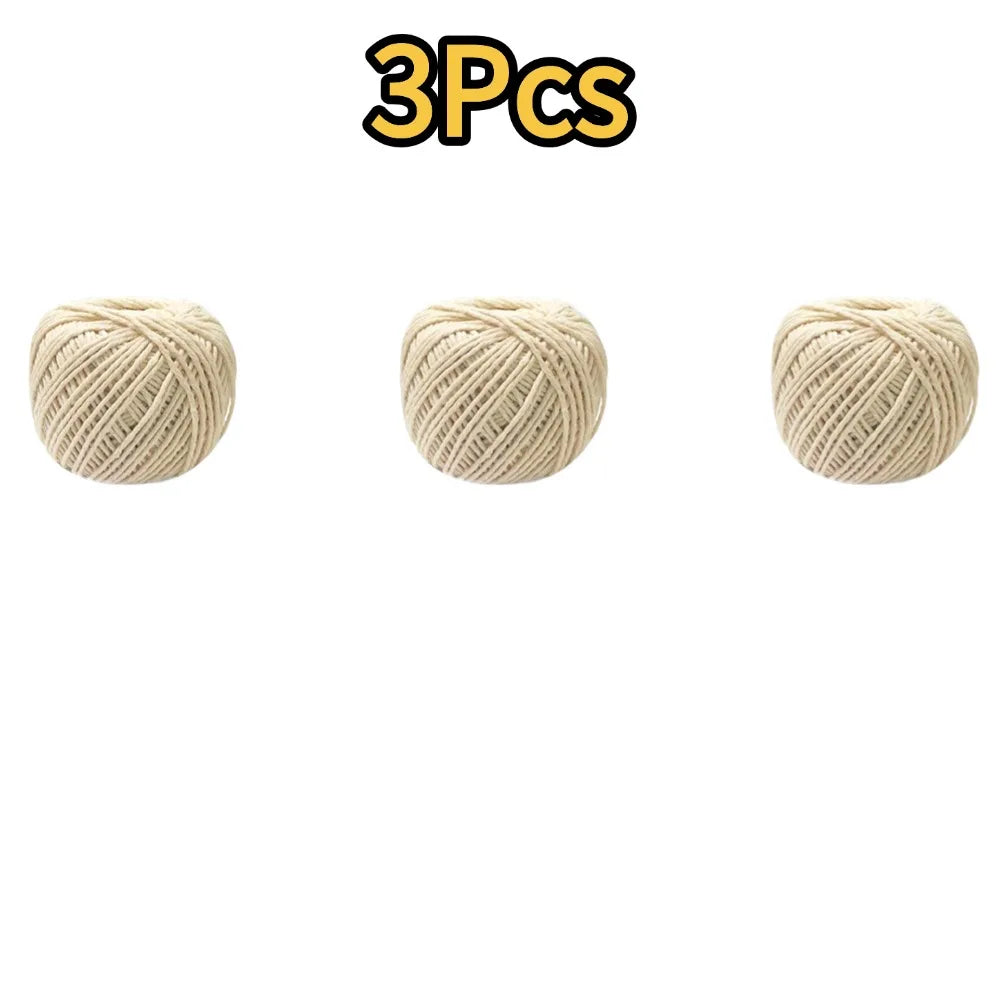 70m Cooking Tools Butcher's Cotton Twine Meat Prep Trussing Turkey Barbecue Strings Meat Sausage Tie Rope Cord Kitchen Supplies
