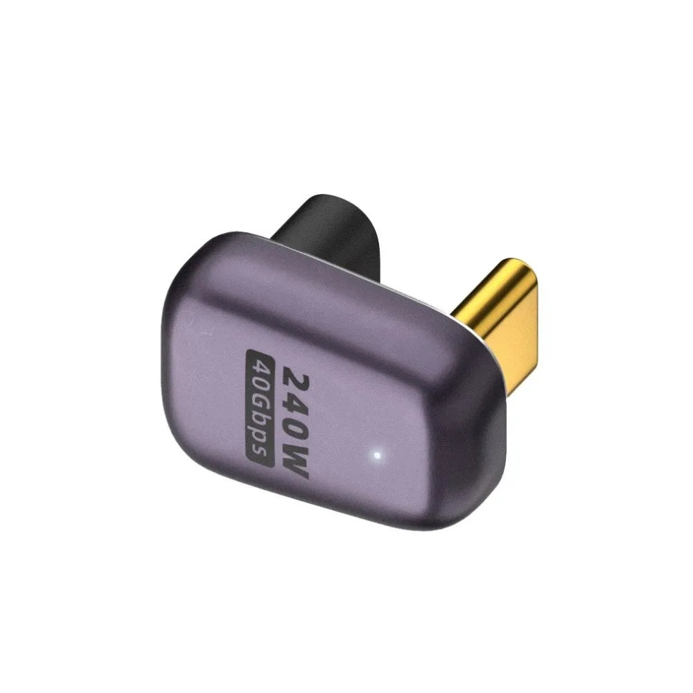 PD240W USB4.0 Type C to USB C Fast Charging Adapter Converter 40Gbps Data Sync Connector 8K@60Hz USB C OTG Adapter for MacBook