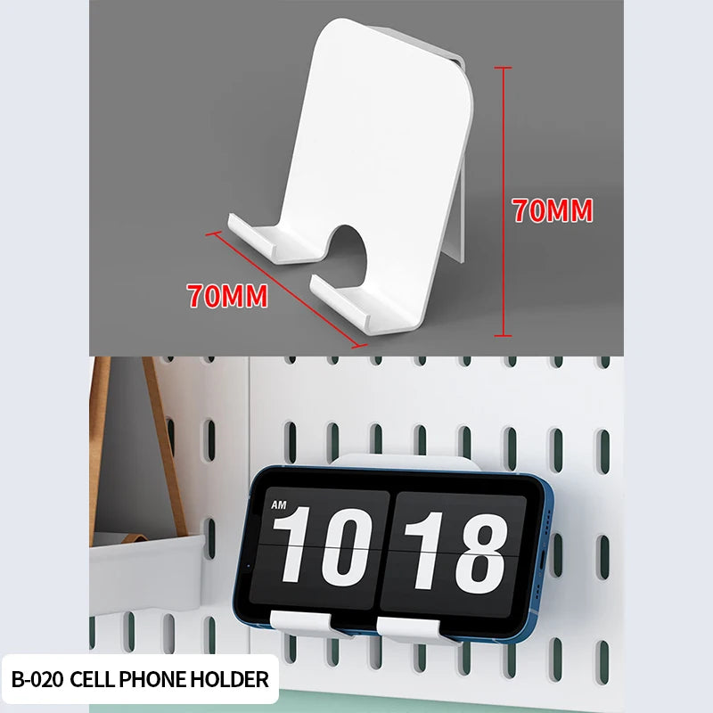 The Ultimate Modular Desk System | Plastic Pegboard Organizer Lets You Combine Hooks, Bins, Shelves & Baskets Freely