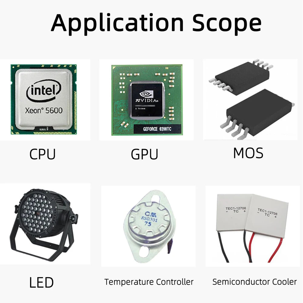GD-2 7g/15g/30g Thermal Compound Conductive Grease GD900 Silicone Paste Heat Sink Processor CPU GPU Cooler Cooling Fan Plaster