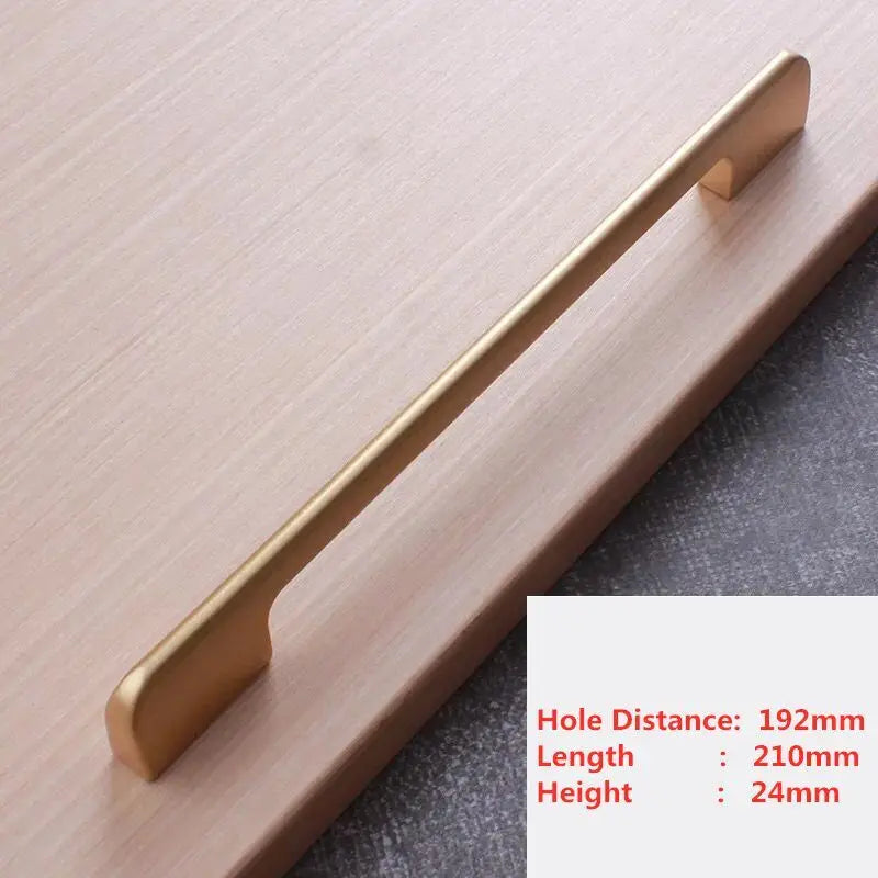 Handles Drawer Cabinet Furniture Kitchen Handles for Cabinet Knob Door Drawer Furniture Kitchen Knob Golden Simplicity Hardware
