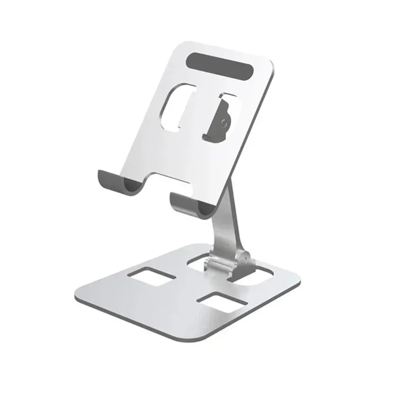 Universal Mobile Phone Holder Foldable Desk Phone Holder Mount Stand For iPhone 12-16 Tablet Desktop Aluminum Alloy Holder