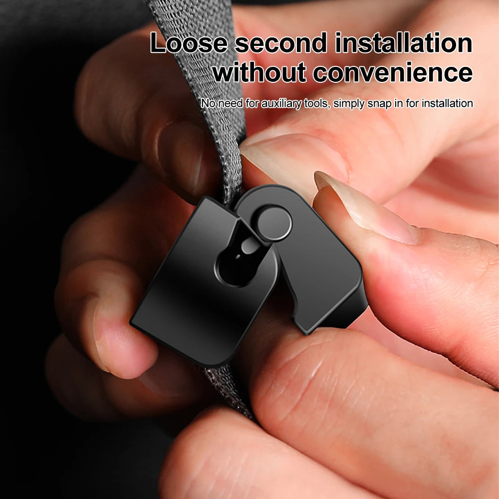 Car Seat Belt Limiter Buckle Seat Belt Adjustment Safety Clip Anti-slip Distance Limiter Fixed Buckle for Interior Accessories