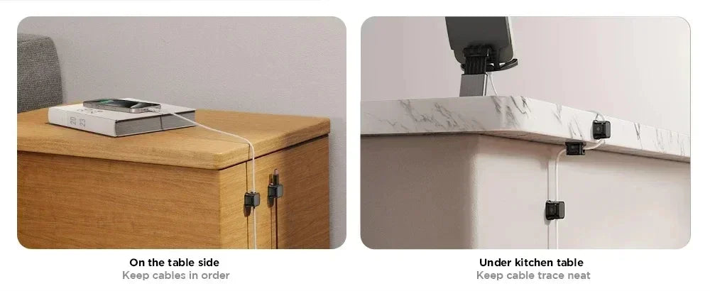 Magnetic Cable Clip Cable Holder,Adhesive Wire Keeper Cord Cable Organizer ,Usb Charging Line Winder For Office Desktop Home