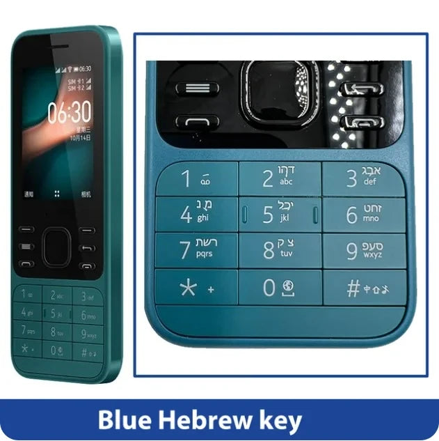 Finland Made 6300 4G mobile phone Feature Phone Dual SIM KaiOS Wifi Multilingual 2.4 Inch FM Radio Bluetooth  used phone