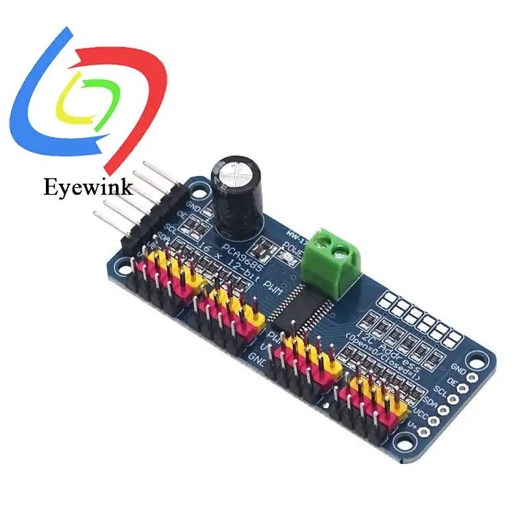 16 channel PWM Servo Servo Drive Board Robot Controller IIC Interface Driver Module PCA9685 For Raspberry Pi