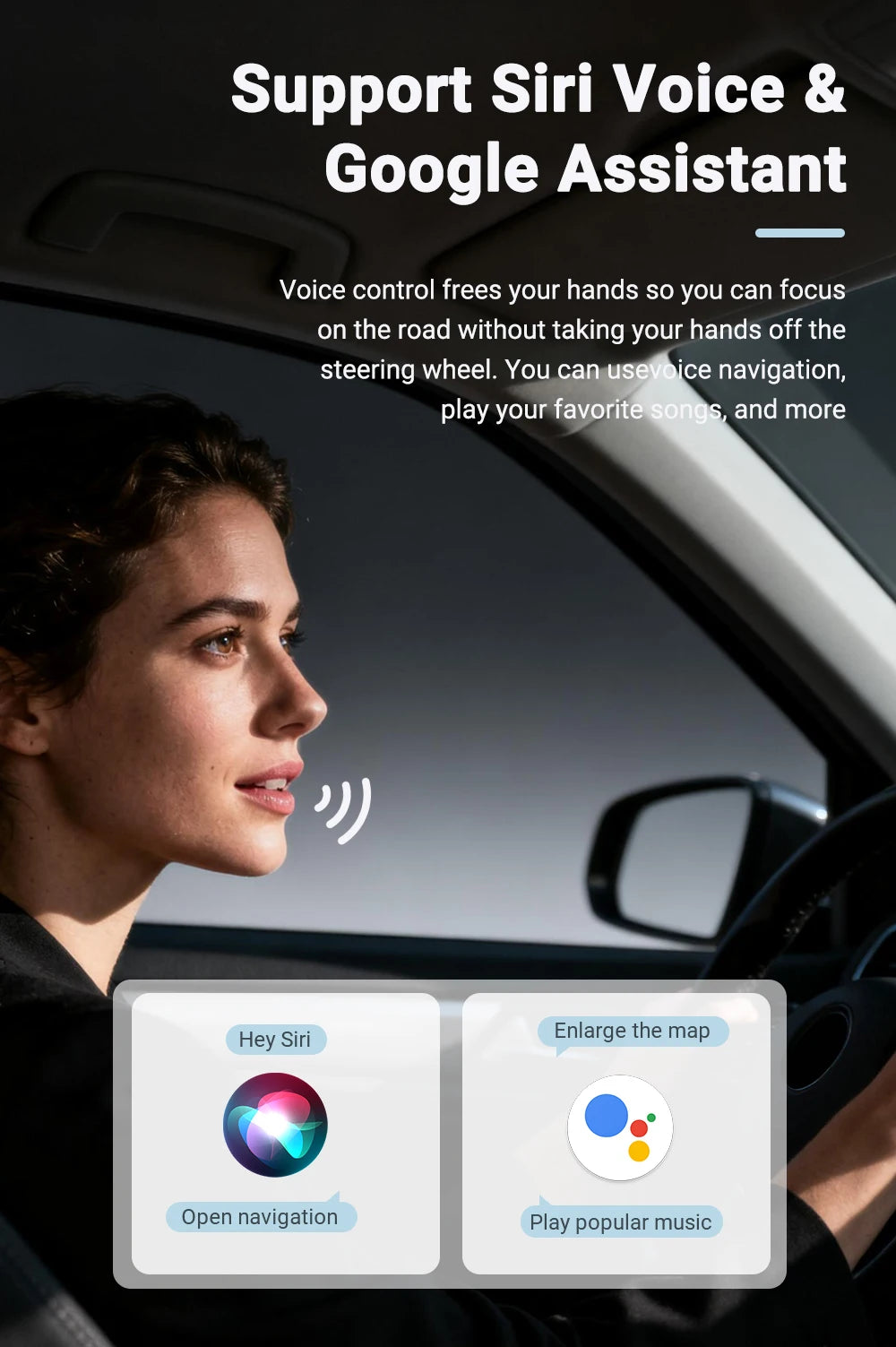 XUDA 2 in 1 Wired to Wireless CarPlay Android Auto Adapter for OEM Car Stereo With USB Dongle Mini Box Plug and Play Bluetooth