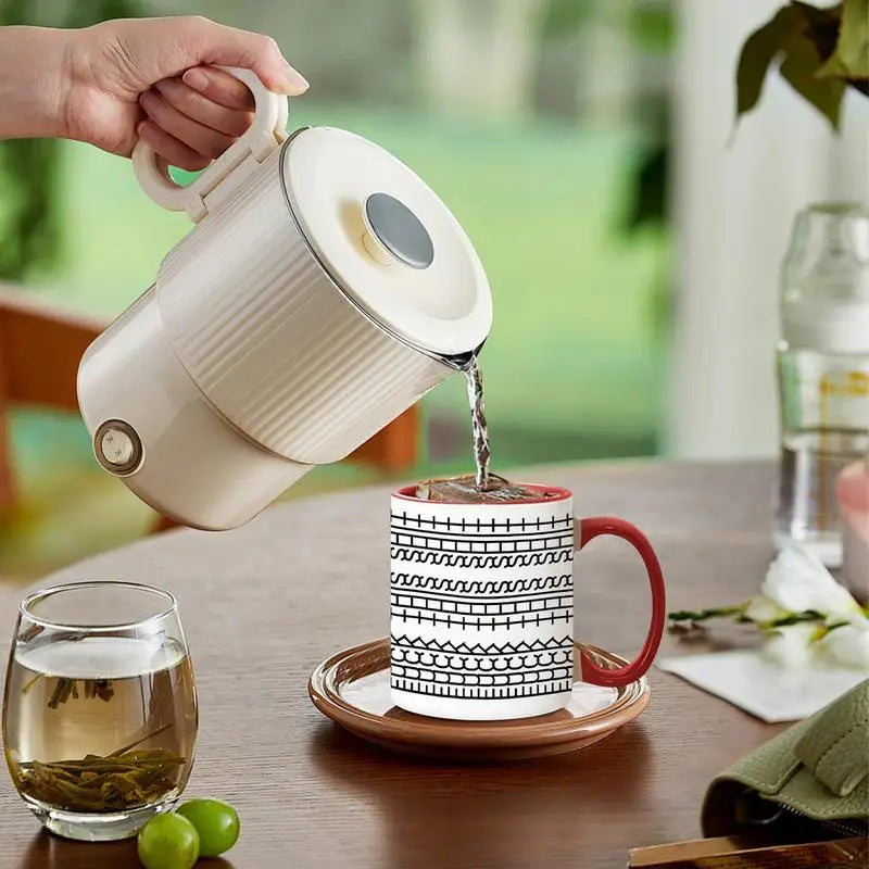 Ceramic Cup Microwave-Safe Coffee Mug Drinking Cup Desktop Ornament for School Study Living Room Daily Use Birthday Kitchen Home