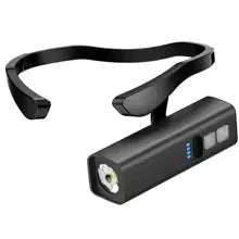 Rechargeable Waterproof Ear Clip Headlamp Bright LED Headlight for Fishing Hiking Running Cycling Outdoor Activities