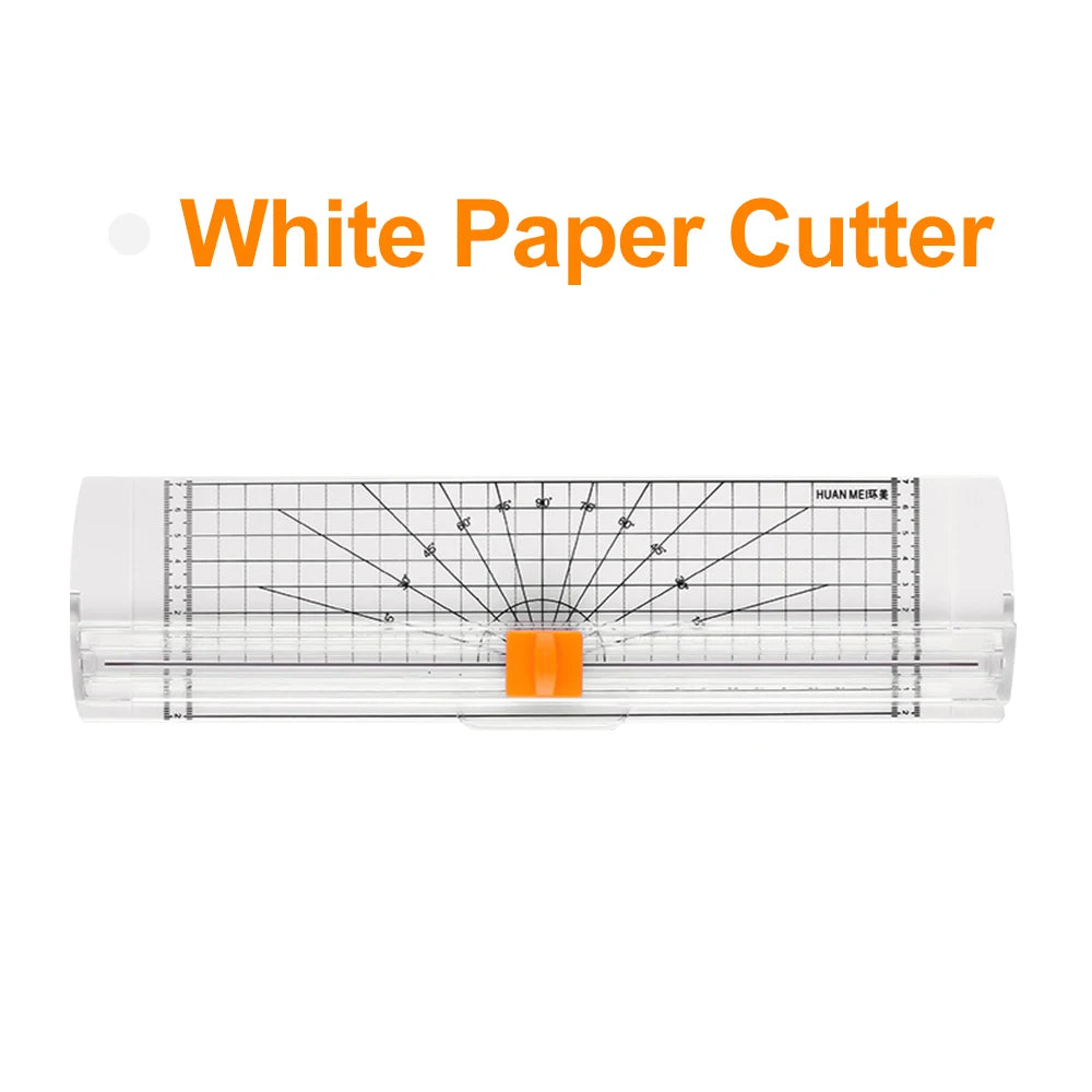 Office Bidirectional A4 A5 Guillotine Paper Cutter with Automatic Security Safe Guard for Photo Coupon Craft Paper Lightweight