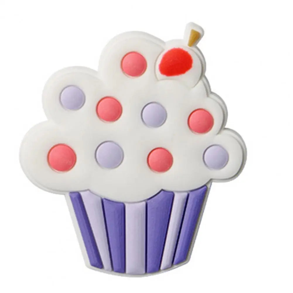 Cartoon Small Refrigerator Magnet Cute Cake 3D Fridge Soft Magnet Sticker Mini Cute Cake Ice Cream Doughnut Shape Kitchen Decor