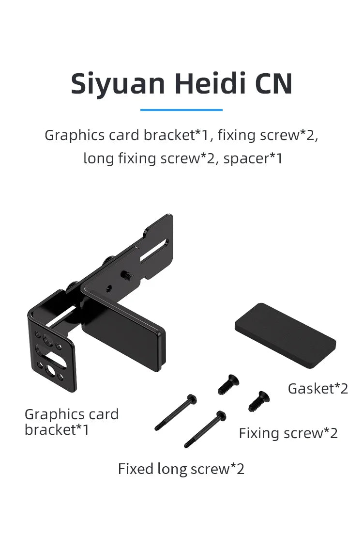 VC-5 Graphics Card Holder Adjustable Jack GPU Video Card Bracket Prevent Sagging for ITX/ATX Desktop PC Case Accessory