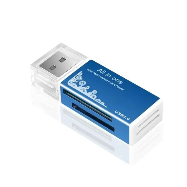 2-in-1 Multi Functional  USB 3.0 Card ReaderMiniSD TFMemoryCardReaderUSBFlashDrive CardreaderAdapter For PCLaptops Accessories