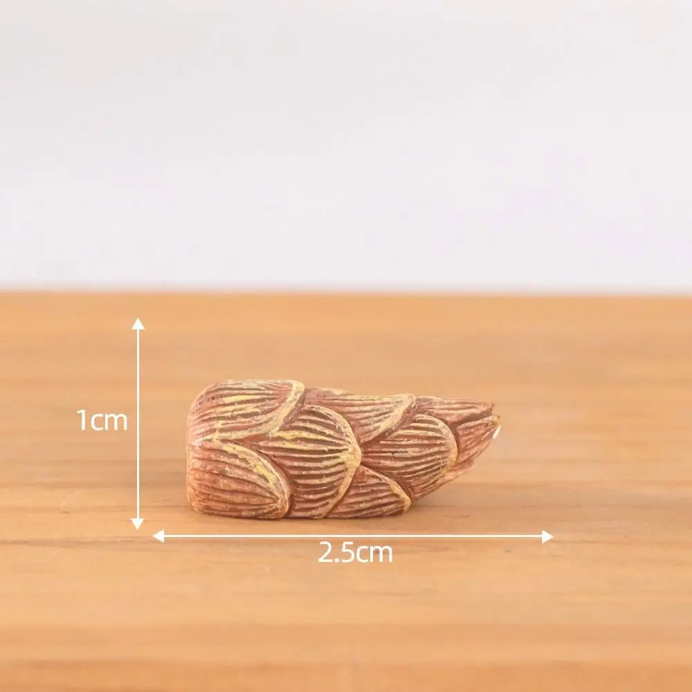 Mini Vegetable Figurines Resin Garlic Red Pepper Lettuce Cucumbers Pumpkin Ginger Baskets Diy Dollhouse Kitchen Vegetable Model
