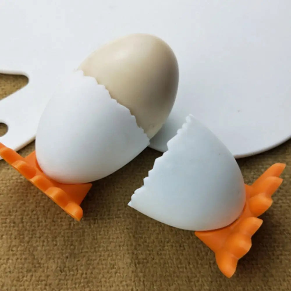 1/2/4Pcs Cute Creative Egg Cup Holder  Egg Holder Opener Separator Boiled Eggs Container Kitchen Supplies