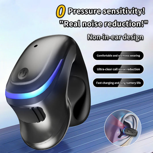 Bone Conduction 5.3 Wireless Bluetooth Headset Talking Clip-on Headset Long Time Wear Without Pain Ultra Long Battery Life