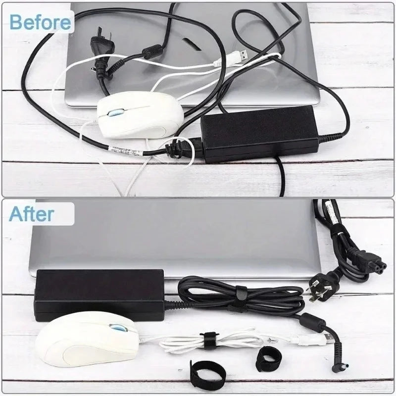 50PCS Cable Organizer Cable Management Cable Winder Tape Protector for Wire Ties Phone Accessories Organizador Cables Orginazer