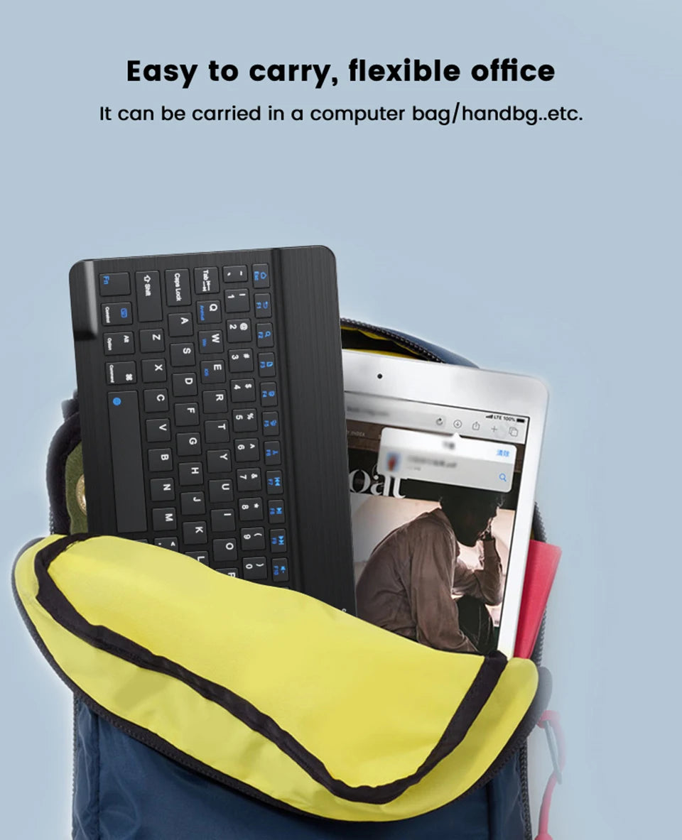 Bluetooth Wireless Keyboard Mini Keyboard For Laptop Tablet Phone ipad Rechargeable Gaming Keyboard For Android iOS Windows