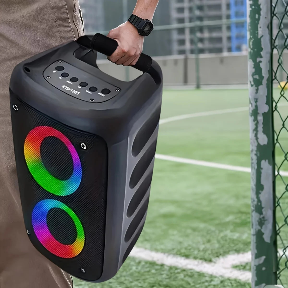JBi Boombox 1/2/3 Speaker Handle Protector | Non-Slip Grip, Durable Textile Material,Compatible with JBi Boombox 1/2/3 Speakers