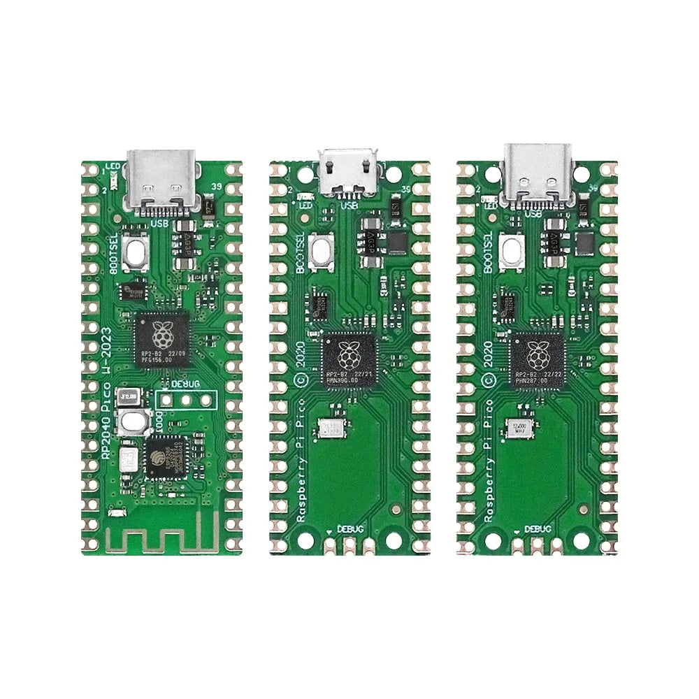 Raspberry Pi Pico Board RP2040 PICO W Dual-Core 264KB ARM Low-Power Microcomputers High-Performance Cortex-M0+ Processor