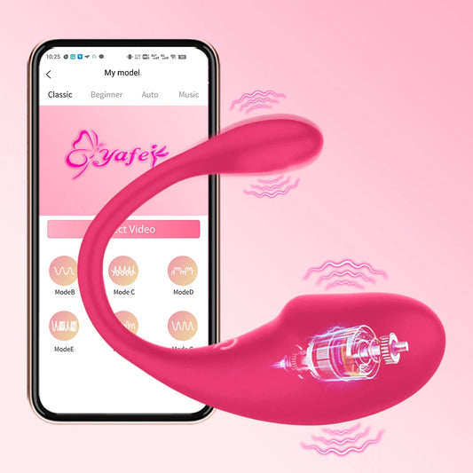 Wireless Bluetooth G Spot Vibrator for Women Dildo APP Remote Control Wear Vibrating Egg Clit Female Panties Sex Toys for Adults