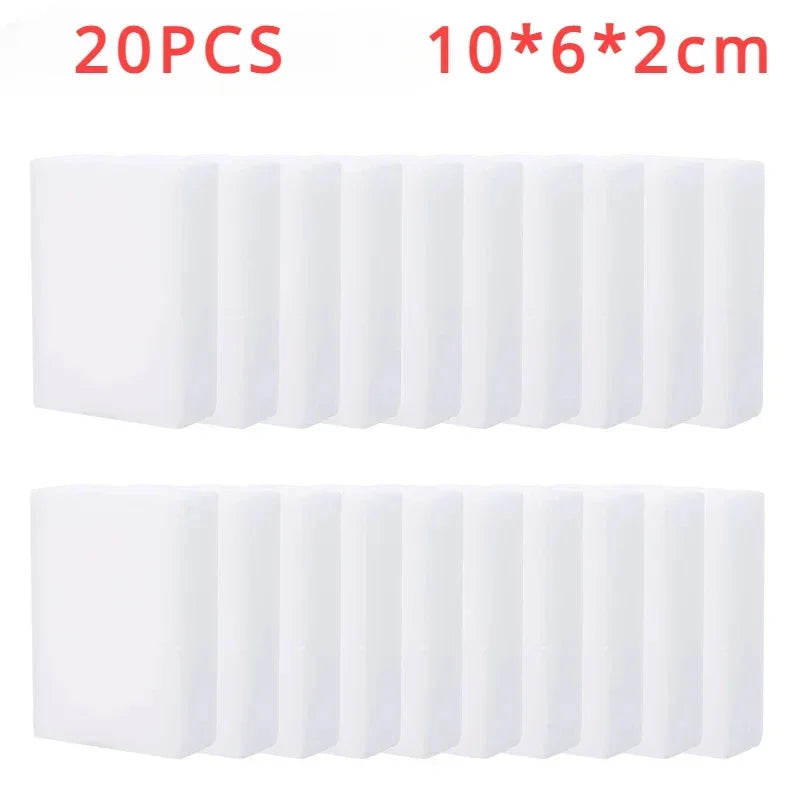 2-20PCS White Magic Sponge Cleaner  Nano Melamine Cleaning Sponge for Dish Washing Kitchen Bathroom Household Cleaning Tools