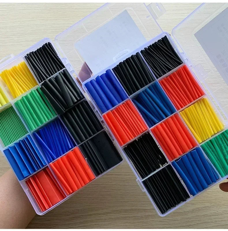 Thermal-Activated Cable Sleeve Shrinkable Wire Protector Kit Insulation Tubes for DlY Proiects Automotive Electronics Repair