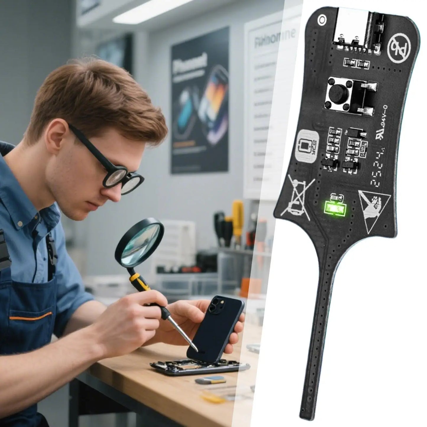 Inductance Tester for Mobile Phone Maintenance essential tool Motherboard Faults Detection Electromagnetic Induction Meter