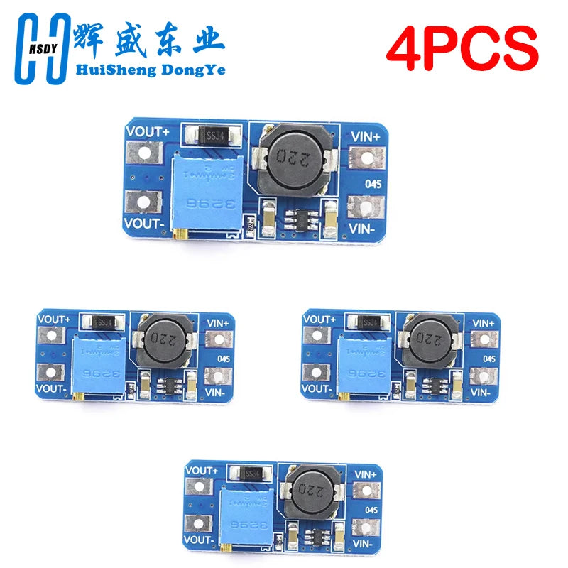 1-10PCS MT3608 Boost Module DC-DC Step Up Converter Booster Power Supply Module Board 2A Max 2V-24V To 5/9/12/28V for Arduino