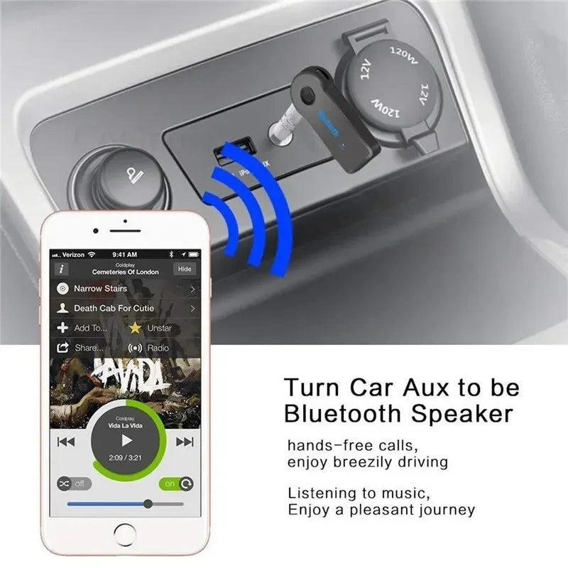 3.5mm Jack Wireless Bluetooth Transceiver Adapter Car Bluetooth 5.0 Receiver For Car Kit Music Audio Aux A2dp Earphone Receiver