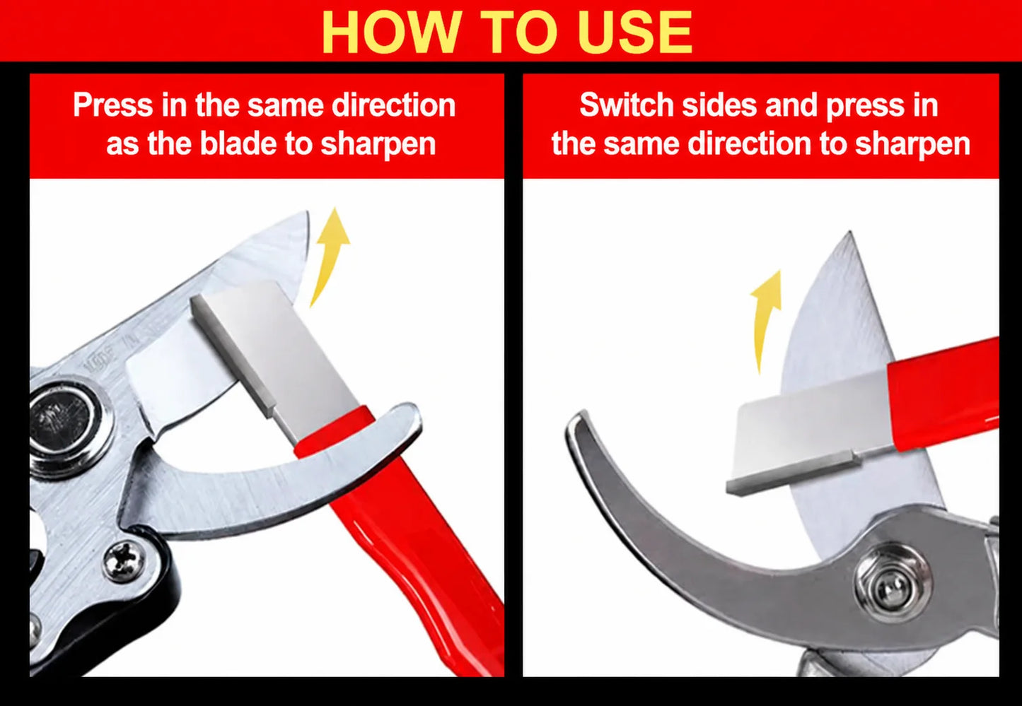 Manual Knife Scissors Sharpener Portable Quick Sharpening Tool for Home Kitchen Garden Pruning Shears Blade Sharpening Accessory