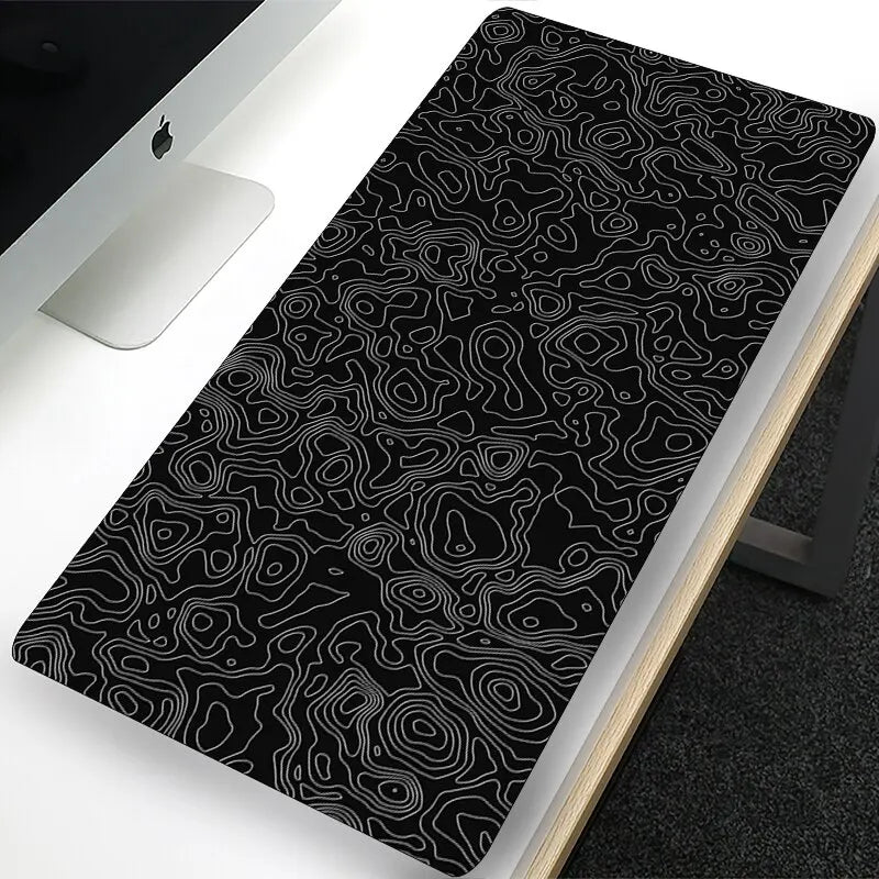 Large Anime Mouse Pad Non-Slip Extended Gaming Desk Mat with Rubber Base And Stitched Edge Kawaii Keyboard Mat for Laptop Gamer