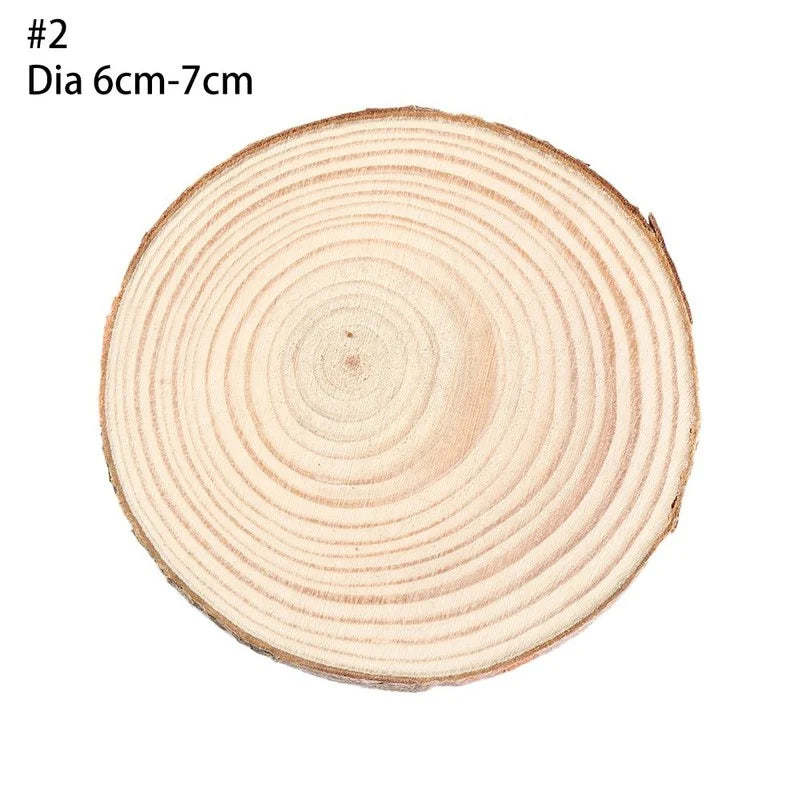 Natural Round Wood Coasters Cup Pad Tea Coffee Mug Mat Drinks Holder Table Mat Wooden Coasters DIY Crafts Home Kitchen Decor