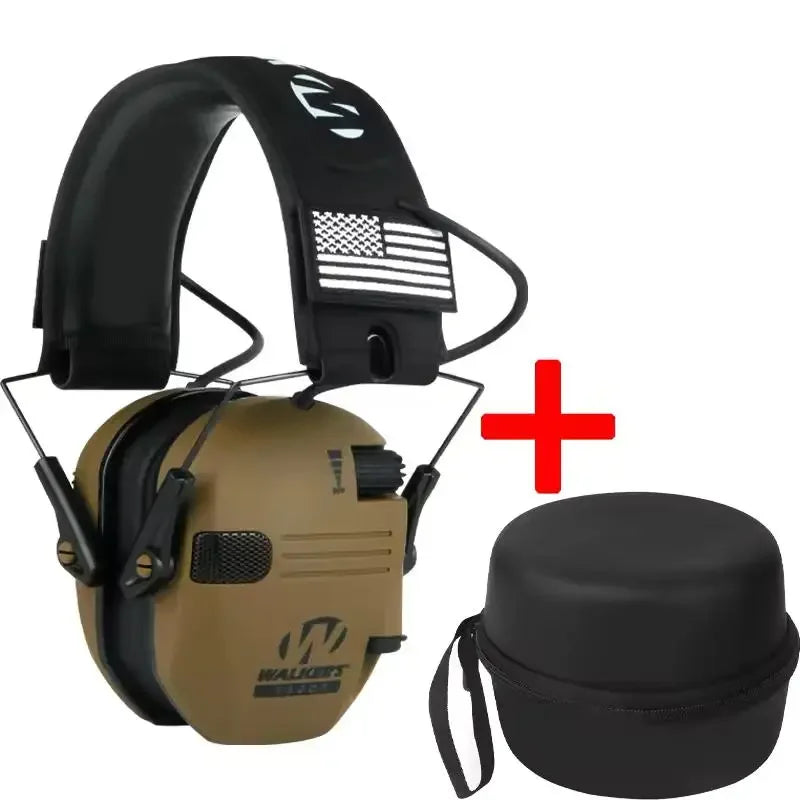 Outdoor hunting/shooting earmuffs actively reduce noise to protect hearing, train tactical headphones to strengthen human voice