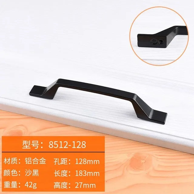 Black Handles for Furniture Cabinet Knobs And Handles Kitchen Handles Drawer Knobs Cabinet Pulls Cupboard Handles Knobs