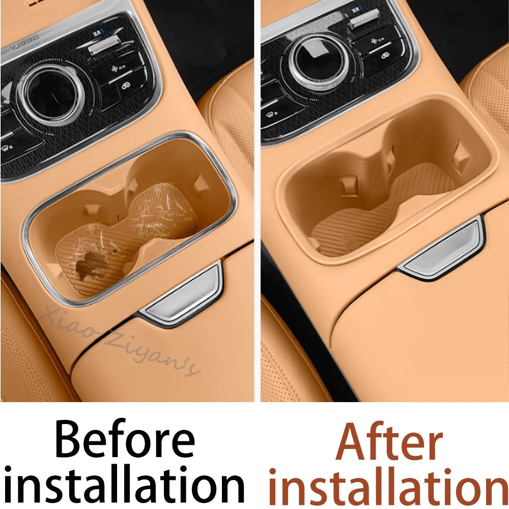 For Geely Galaxy EX5 EM-i E5 EM-i BelGee X80 PHEV P145 2025 2026 2027 Car Silicone Cup Sleeve Charging Pad Interior Accessories