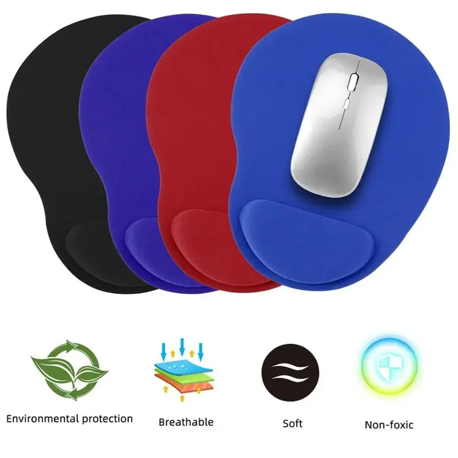 2025 Ergonomic Wrist Rest Mouse Pad Comfortable Wrist Support Non Slip Mice Mat Soft Mousepad For PC Laptop Computer
