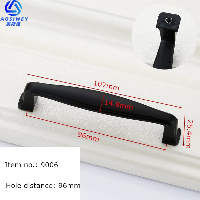 Black Handles for Furniture Cabinet Knobs and Handles Kitchen Handles Drawer Knobs Cabinet Pulls Cupboard Handles Knobs