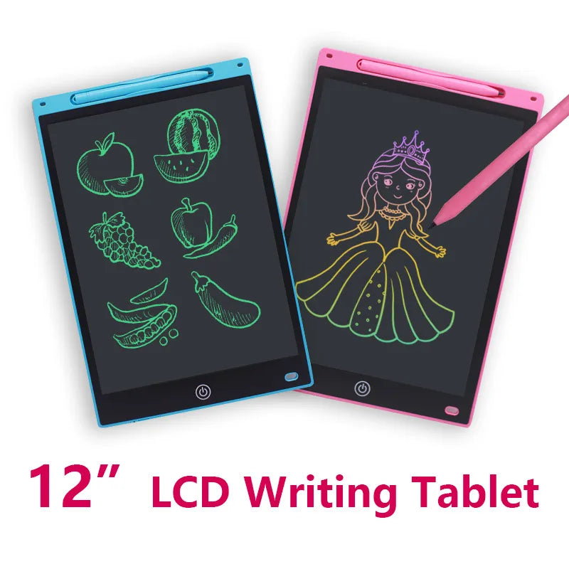12 Inch Digital Drawing Tablet with LCD Screen Electronic Handwriting Pad for Learning And Creativity Writing Board