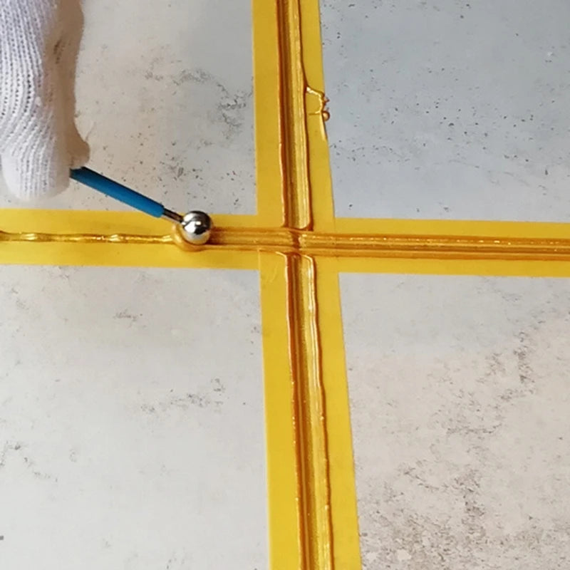 4x/set Caulking Tool  Caulk Finishing Tools Tile Floor Joint Repair  Pressed Ball for Bathroom Kitchen & Household