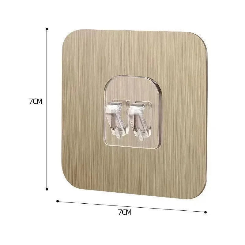 Transparent Hanging Shelf Hooks Wall Storage Rack Fixing Patch Strong Self-Adhesive Snap For Kitchen Bathroom Gadgets