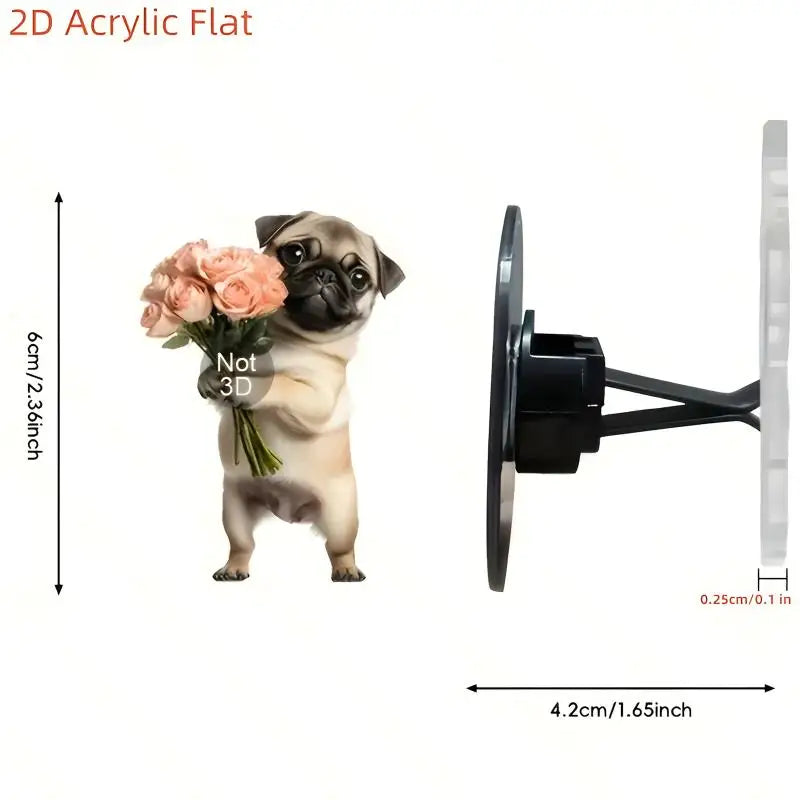 2D Diffuser Vent Outlet Perfume Clips for Aromatherapy, Air Freshener and Car Interior Decoration