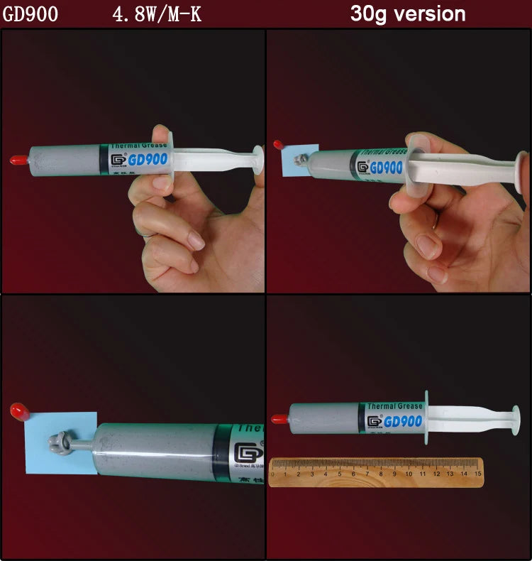 GD-2 7g/15g/30g Thermal Compound Conductive Grease GD900 Silicone Paste Heat Sink Processor CPU GPU Cooler Cooling Fan Plaster