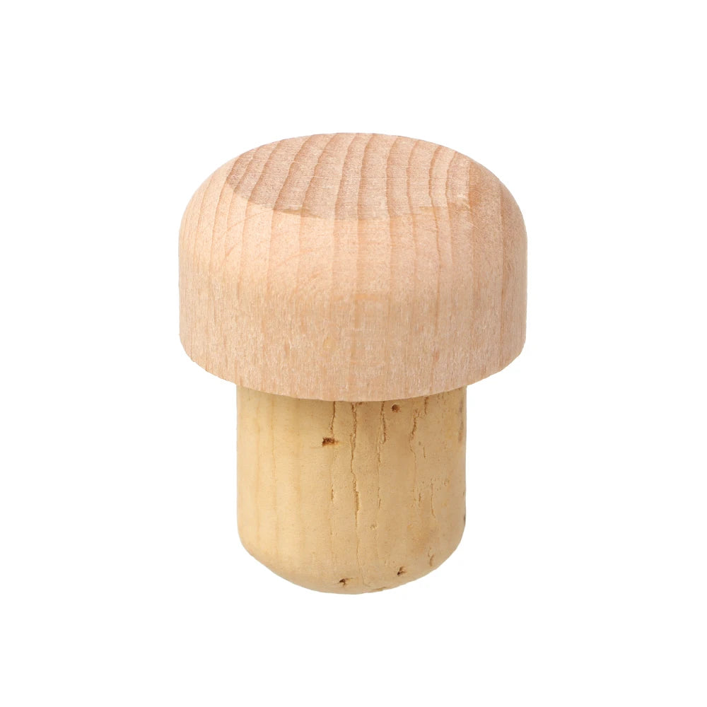 DIY Tapered Cork Plugs Sealing Cup Straight Wooden Wine Corks Reusable Sealing Stopper Bottle Stopper Tools Kitchen Accessories