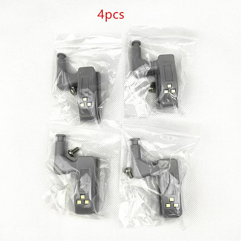 Universal 0.25W Kitchen Cabinet Cupboard Closet Wardrobe Inner Furniture Hinges LED Light System