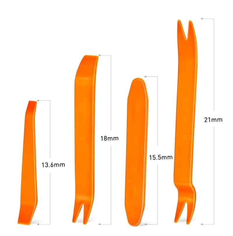 Portable Auto Panel Audio Interior Disassembly Tool Four Piece Set Refit Kits Nail Puller Bar Pry  For Various Vehicle Models