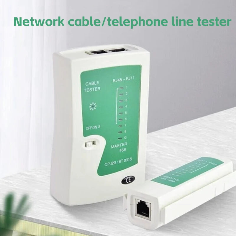 Shielded UTP STP Network Ethernet Cable Tester Comprehensive Telephone Line Connectivity Check Tool for IT Networking