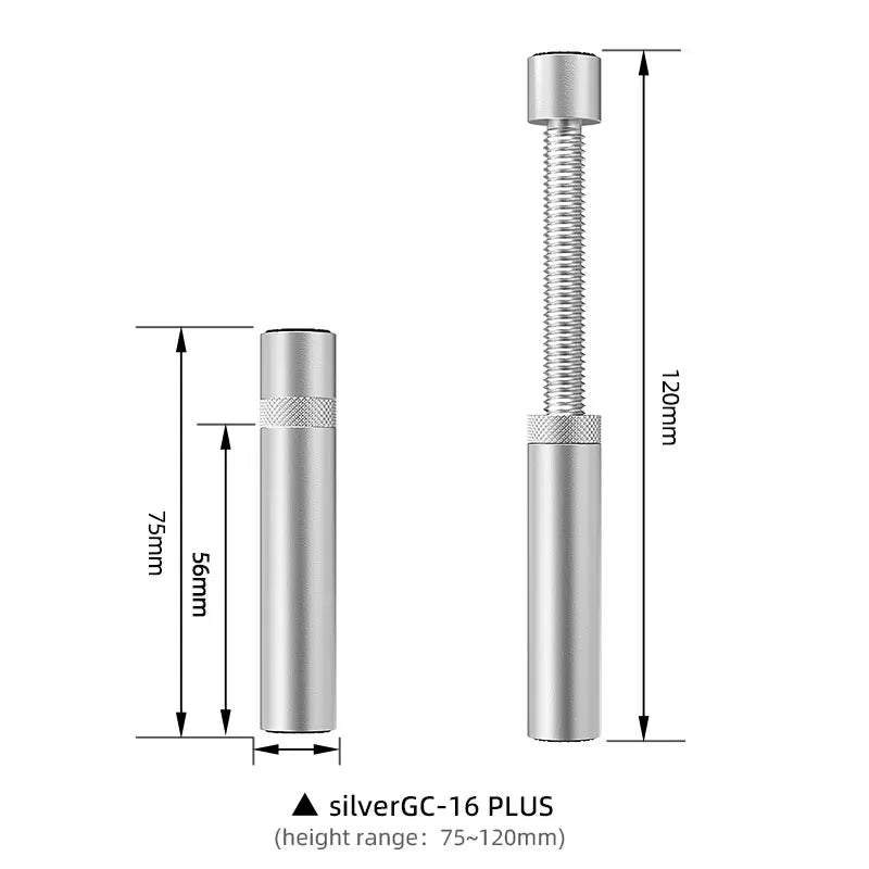 COOLCIRC GC-16 Graphics Card GPU Holder Magnetic Video Card Bracket Vertical Telescopic GPU Stand Support 27-120mm