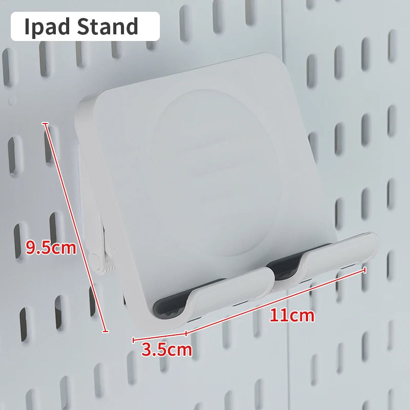 The Ultimate Modular Desk System | Plastic Pegboard Organizer Lets You Combine Hooks, Bins, Shelves & Baskets Freely